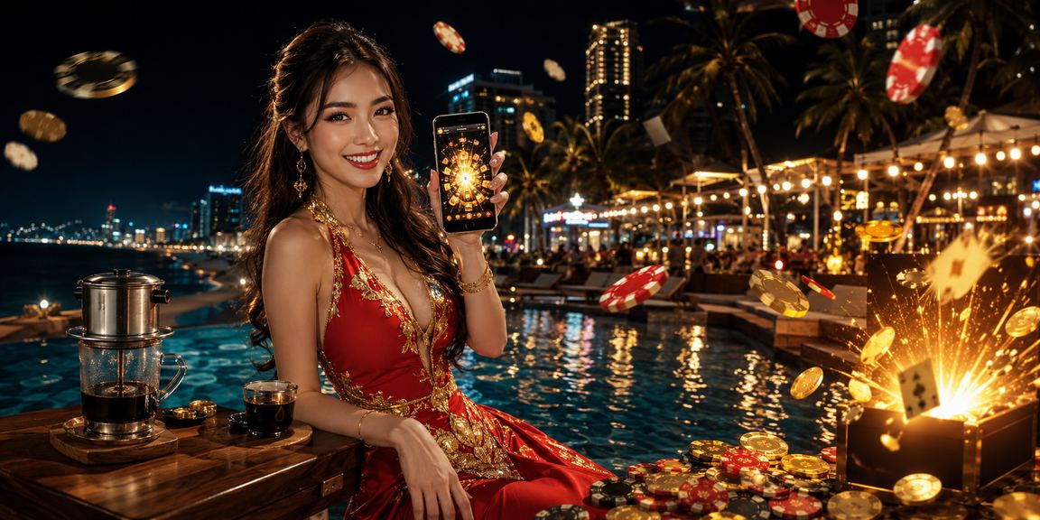 Người chơi nhận thưởng khuyến mãi trên ứng dụng điện thoại tại Nha Trang